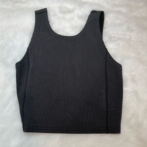 lululemon ribbed softstreme cropped tank top